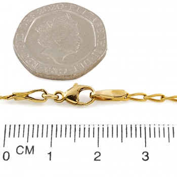 18ct gold 6.1g 20 inch curb Chain